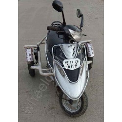 Side Wheel Attachment Kit For Tvs Scooty Pep Plus