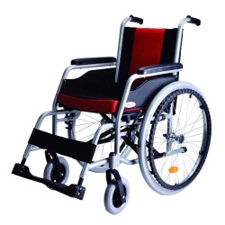 Vissco Superior Aluminium Wheelchair with Removable Big Wheels - 2966
