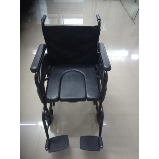 Mag wheel commode wheelchair u cut Single sheet powder coating
