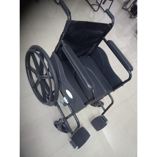 Mag wheel commode wheelchair u cut Single sheet powder coating